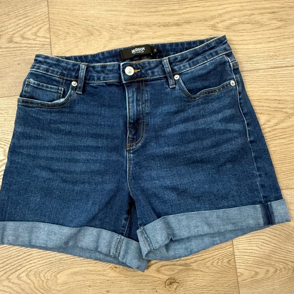 Hudson Jeans Dark Blue Women's Jean Shorts